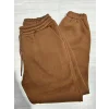 Jogger 3 İplik Şardonlu Cepli Tek Alt Siyah Siyah Kahve