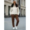 Jogger 3 İplik Şardonlu Cepli Tek Alt Siyah Siyah Kahve