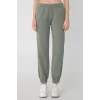 Jogger 3 Yarn Washed Single Pocket Black Black Green