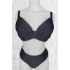 Mila Kaplı Toparlayıcı Bikini 2512 Siyah 46