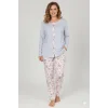 Laced Patterned Melisa Pajama Set