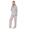 Limissi Viskose Patterned Pajama Set