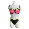 Mila Zippered Strapless Covered Bikini Top