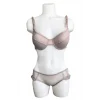 Night Flight Frilly Bralette Set Mink Color Code 2137