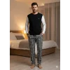 pijalüx tek alt ekose pijama