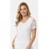 Falcons Lycra Half Sleeve White B256
