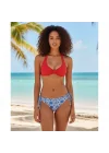 Desenli İpli Bayan Alt Bikini 8253