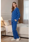COTTON VISCOSE PYJAMA SET WITH LEMONS PATTERN