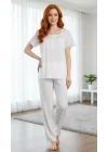 Limissi Kadın Aplike Pijama Takımı 23201