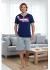 Berrak Yazlık Baskılı Erkek Ev Giyim