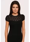 8017 WOMENS BICYCLE COLLAR SHORT SLEEVE ELASTANE