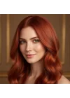 Akos Strawberry Red Hair Dye 7.52 6 Pieces + 6 Pieces Oxidant