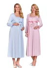 Berrak Womens Maternity Nightgown 391