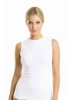 Clear Womens Sleeveless Bodysuit 2131