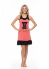 Clear Womens Tulle Nightgown Dress
