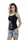Berrak Kadın Denizkızı Baskılı Şortlu Takım 2750