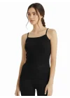 Black Spade Thermal Spaghetti Tank Top 1265