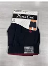 Huma One Erkek Havlu Bel Düz Boxer Battal Boy 3XL Siyah Renk