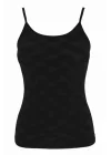 Womens Lace-Strap Tank Top 1030