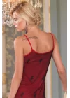 Womens Red Nightgown B1011