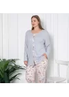 Laced Patterned Melisa Pajama Set