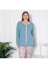 Laced Patterned Melisa Pajama Set