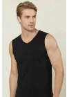 Hawks Mens Sleeveless V-Neck Lycra Tank Top E079