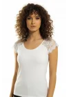Şahinler Lycra Yarım Kol Beyaz B256