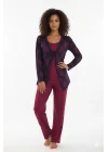 Three-Piece Womens Pajama Set 80017