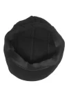 yoncatoptan Comfortable and Flexible Black Earless Cap for Winter and Fall