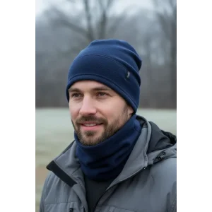 New Season Unisex Navy Polar Neck Warmer for Autumn and Winter