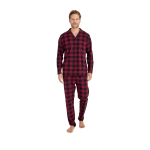 9209-kly ekose erkek pijama takımı