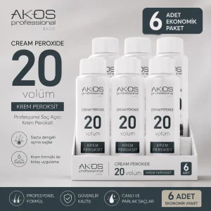 Akos Krem Peroksit 20 Volüm %6 60ML-10 Adet