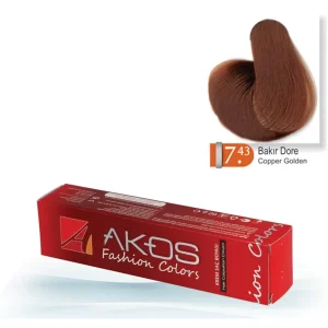 Akos Hair Dye Copper Gold 7.43