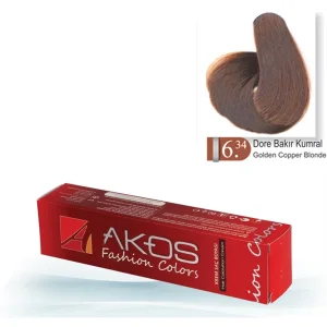 Akos Hair Dye Golden Brown Chestnut 6.34
