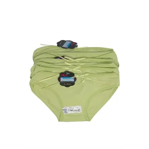 Clear Girl Bikini Panties 6 pcs 2580 1-2 years green