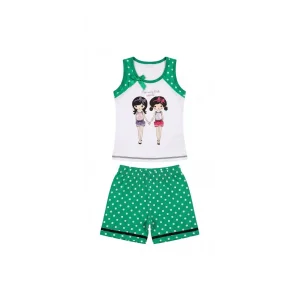 Clear Girl Child Shorts Pajama Set 7630