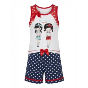 Berrak Kız Çocuk Şortlu Pijama Takımı 7630
