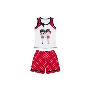 Berrak Kız Çocuk Şortlu Pijama Takımı 7630