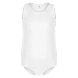 Clear Girl Wide Strap Velcro Bodysuit 2538