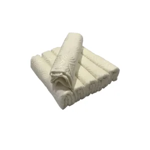 Bulteks Jakarlı Kadife Desen 2 Havlu 30X50