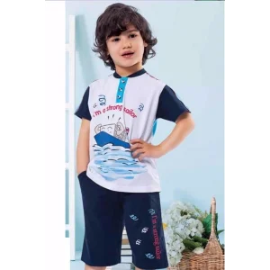 Yuppi Erkek Çocuk Kısa Kollu Kapri Takımı 5084
