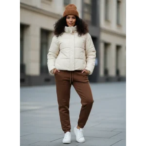Jogger 3 İplik Şardonlu Cepli Tek Alt Siyah Siyah Kahve
