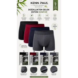Kenn Paul Bambu Erkek BOXER 6 ADET