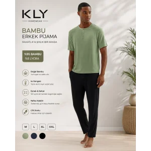 KLY Bambu Erkek Şortlu Takım