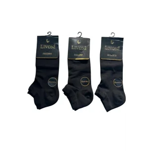 Livoni Seamless Bamboo Mens Ankle Socks