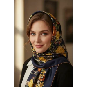 Mısırlı Polyester Eşarp Desen 13