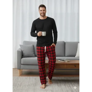 pijalüx tek alt ekose pijama