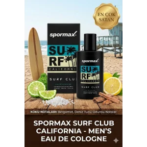 Spormax Surf Club Edc Mens Perfume 100 Ml