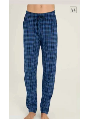 KLY Kareli Battal Tek Alt Ev Pantalonu 194B